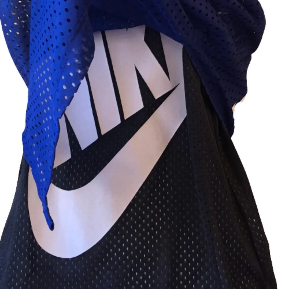 Nike Tank Top Blue JUST DO IT Two sided Graphics